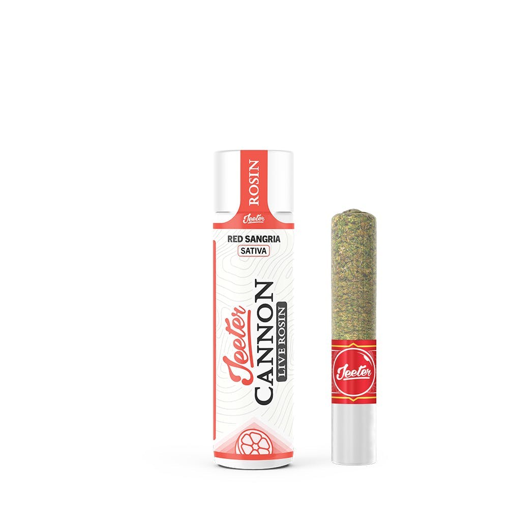 Jeeter - Jeeter | Red Sangria | Live Rosin Cannon | Infused Joint | 1.3g - 1