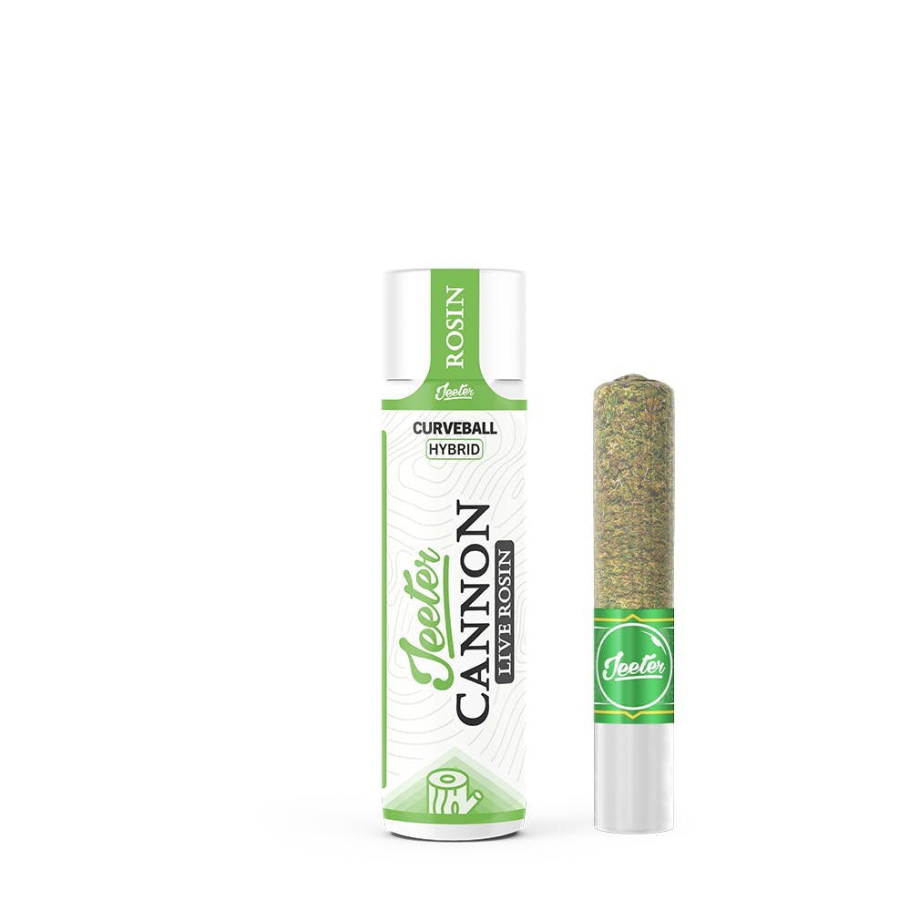 Jeeter - Jeeter | Curveball | Live Rosin Cannon | Infused Joint | 1.3g - 1