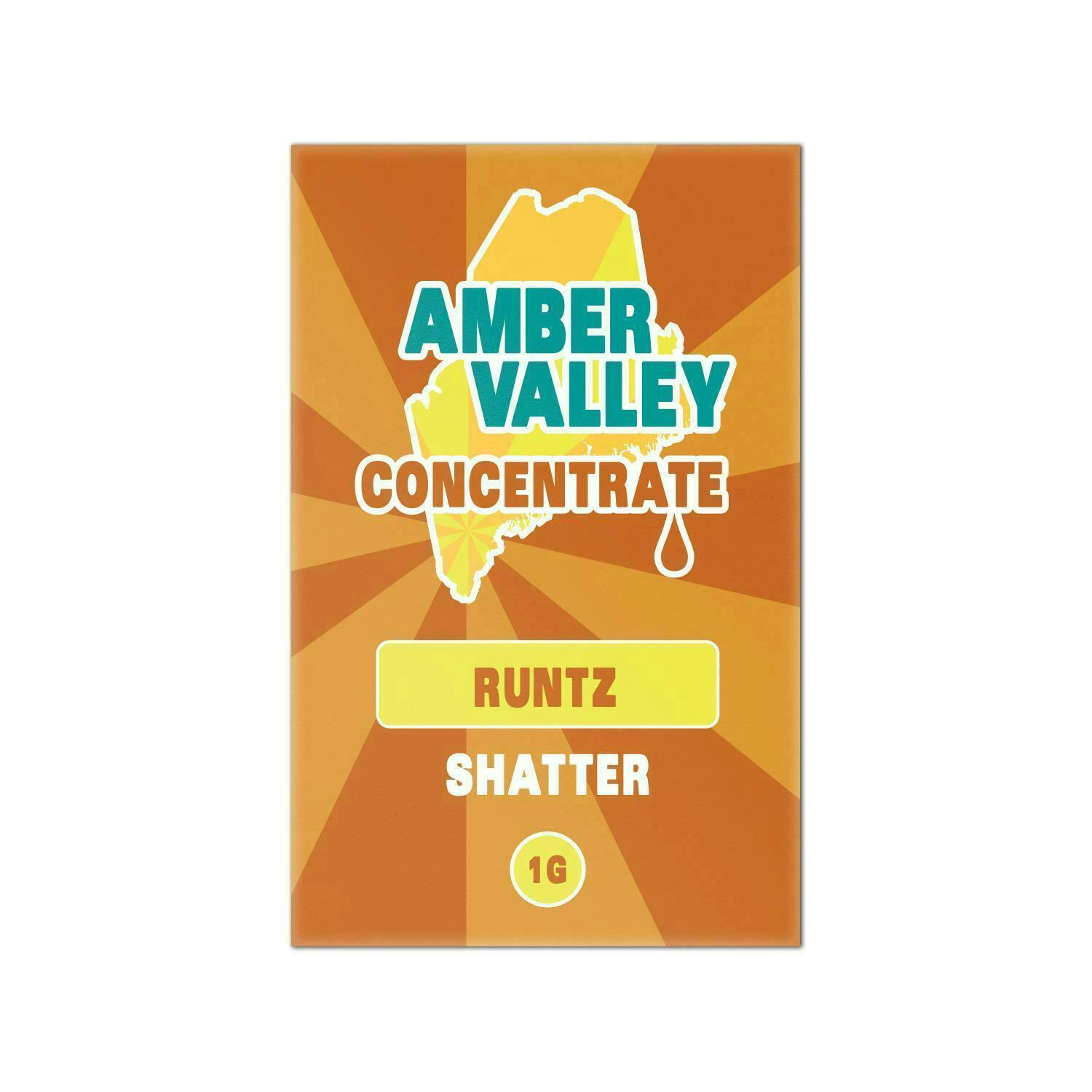 Amber Valley - Amber Valley Shatter 1g - Runtz (H) - 1