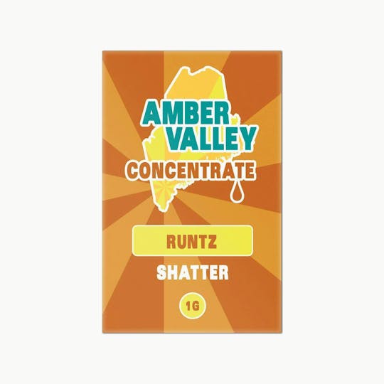 Amber Valley - Amber Valley Shatter 1g - Runtz (H) - 1