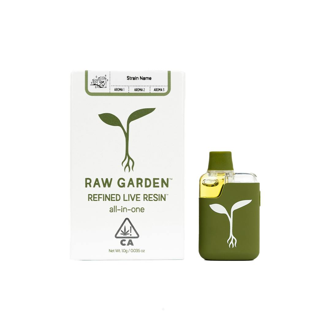 Raw Garden - Strawberry Gas Sprout Refined Live Resin™ All-In-One 1.0g - 1