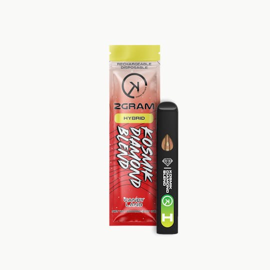 Kosmik Brands - 2g Live Resin Kosmik Diamond Blend Vape | Hybrid | Candy Land | OK - 1