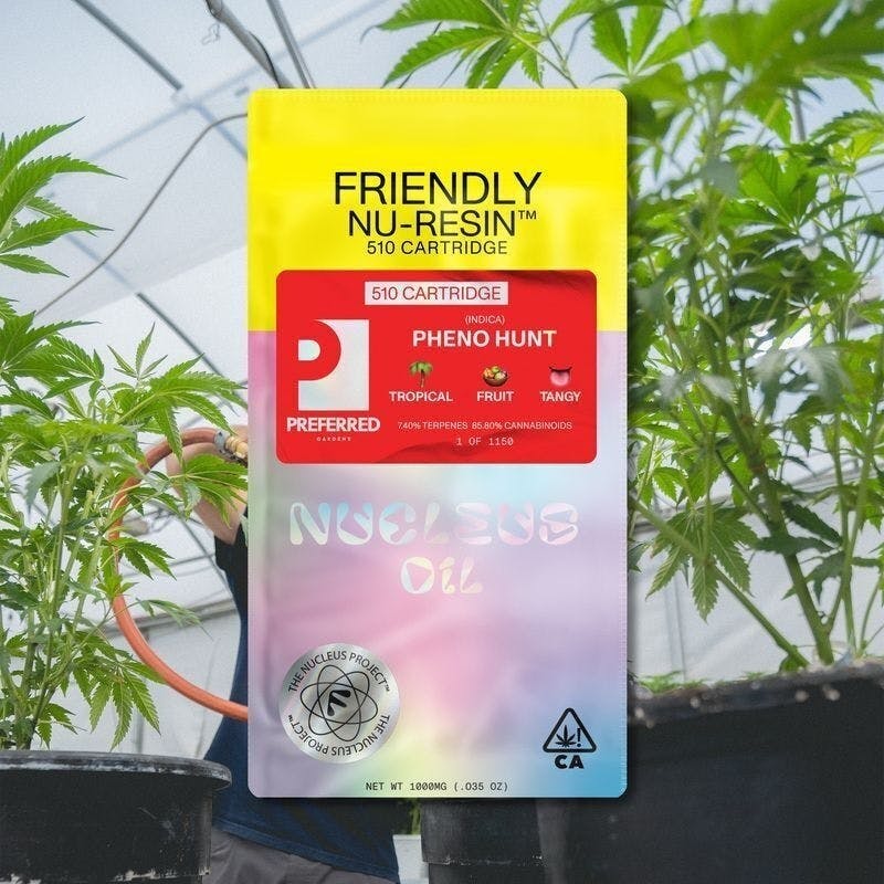 Friendly Brand - Friendly x Preferred | Pheno Hunt | Cured Nuresin Cartridge | 1g - 1