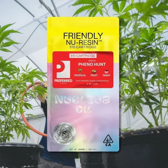 Friendly Brand - Friendly x Preferred | Pheno Hunt | Cured Nuresin Cartridge | 1g - 1