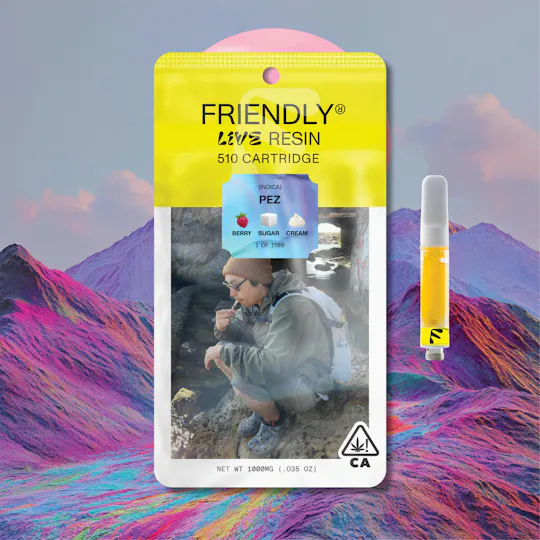 Friendly Brand - Friendly Brand | Pez | Live Resin Cartridge | 1g - 1