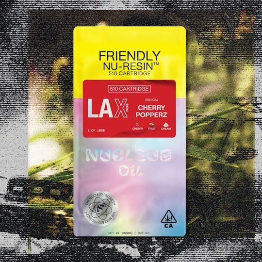 Friendly Brand - Friendly Brand x LAX - Cherry Popperz 1g Nucleus Cured Resin 510 Cart - 1