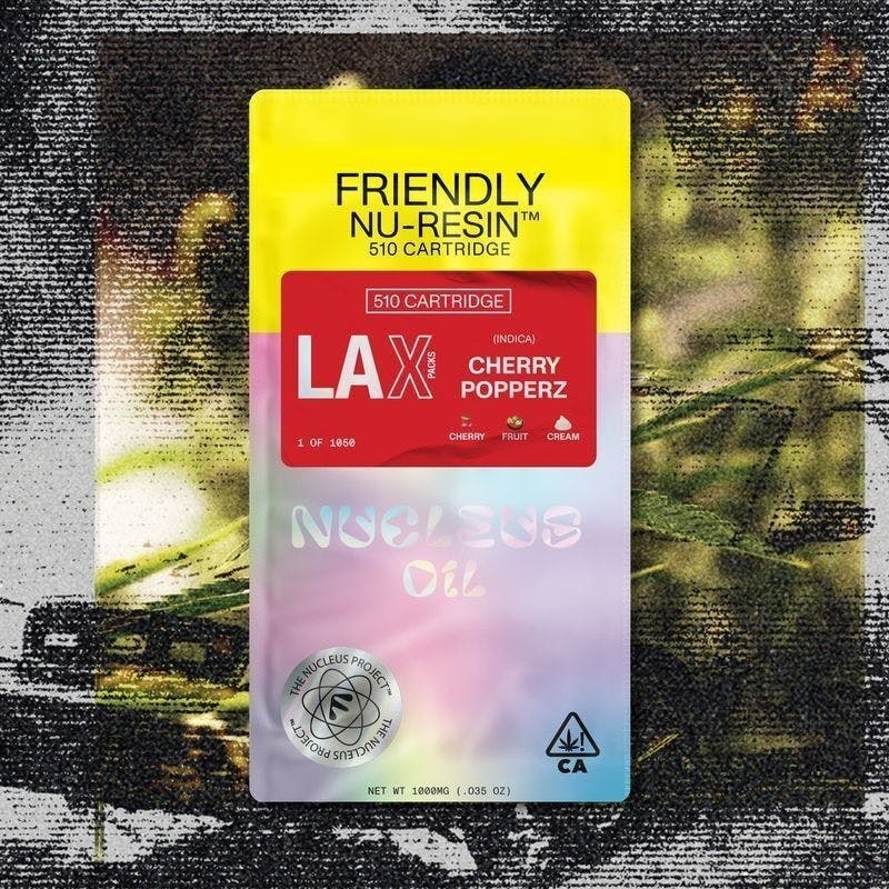 Friendly Brand - Friendly Brand x LAX Packs | Cherry Popperz | Cured Nuresin Cartridge | 1g - 1