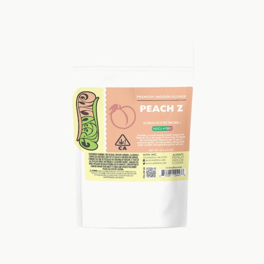 Greenline - Peach Z - 1/2 oz - Indoor - Indica Hybrid - 14g - 1