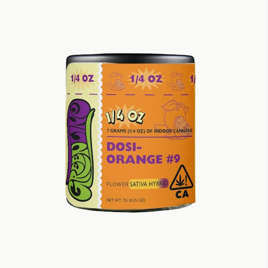 Greenline - Dosi-Orange #9 - 1/4 oz - Indoor - Sativa Hybrid - 7g - 1