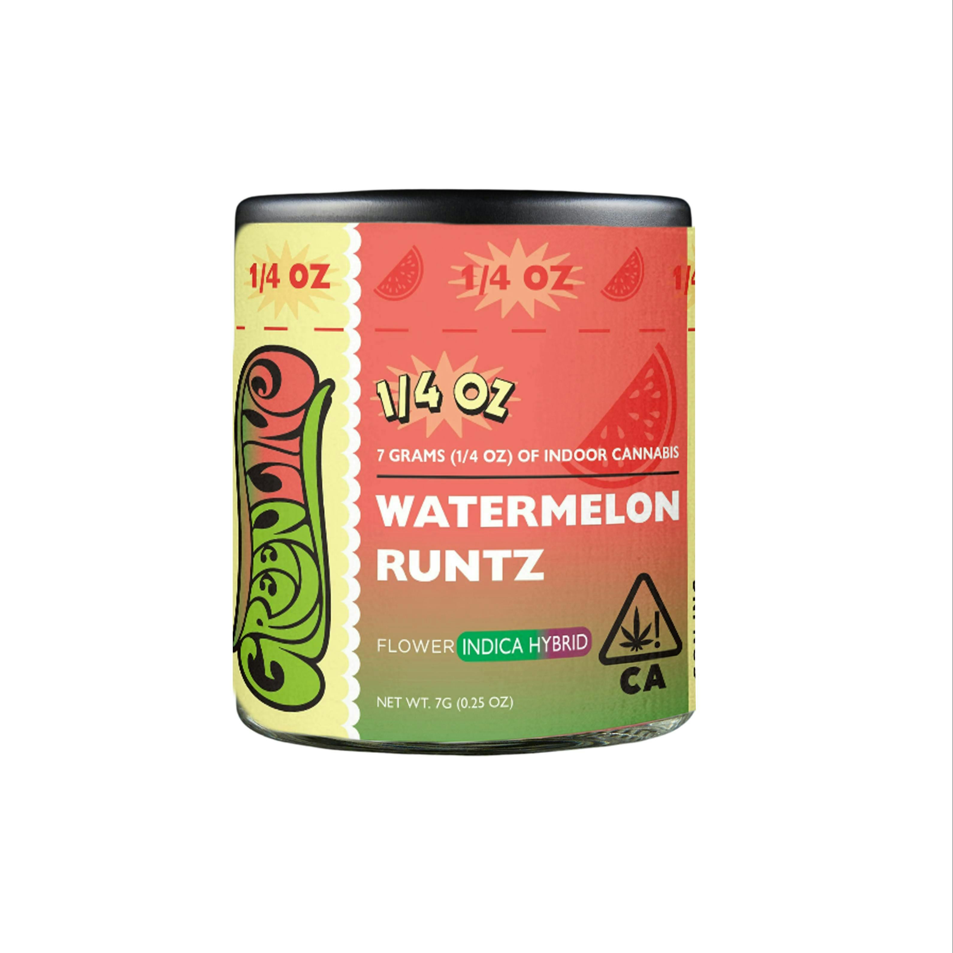 Greenline - Watermelon Runtz - 1/4 oz - Indoor - Indica Hybrid - 7g - 1