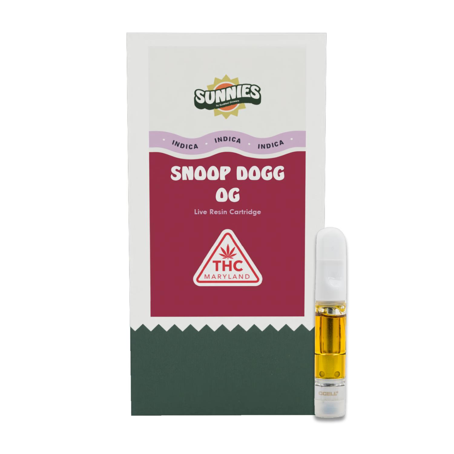 SunMed Growers - Snoop Dogg OG Live Resin Cartridge 0.5g - 1