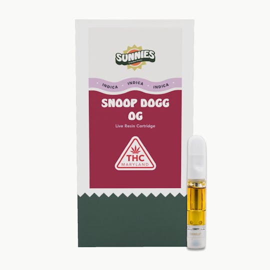 SunMed Growers - Snoop Dogg OG Live Resin Cartridge 0.5g - 1