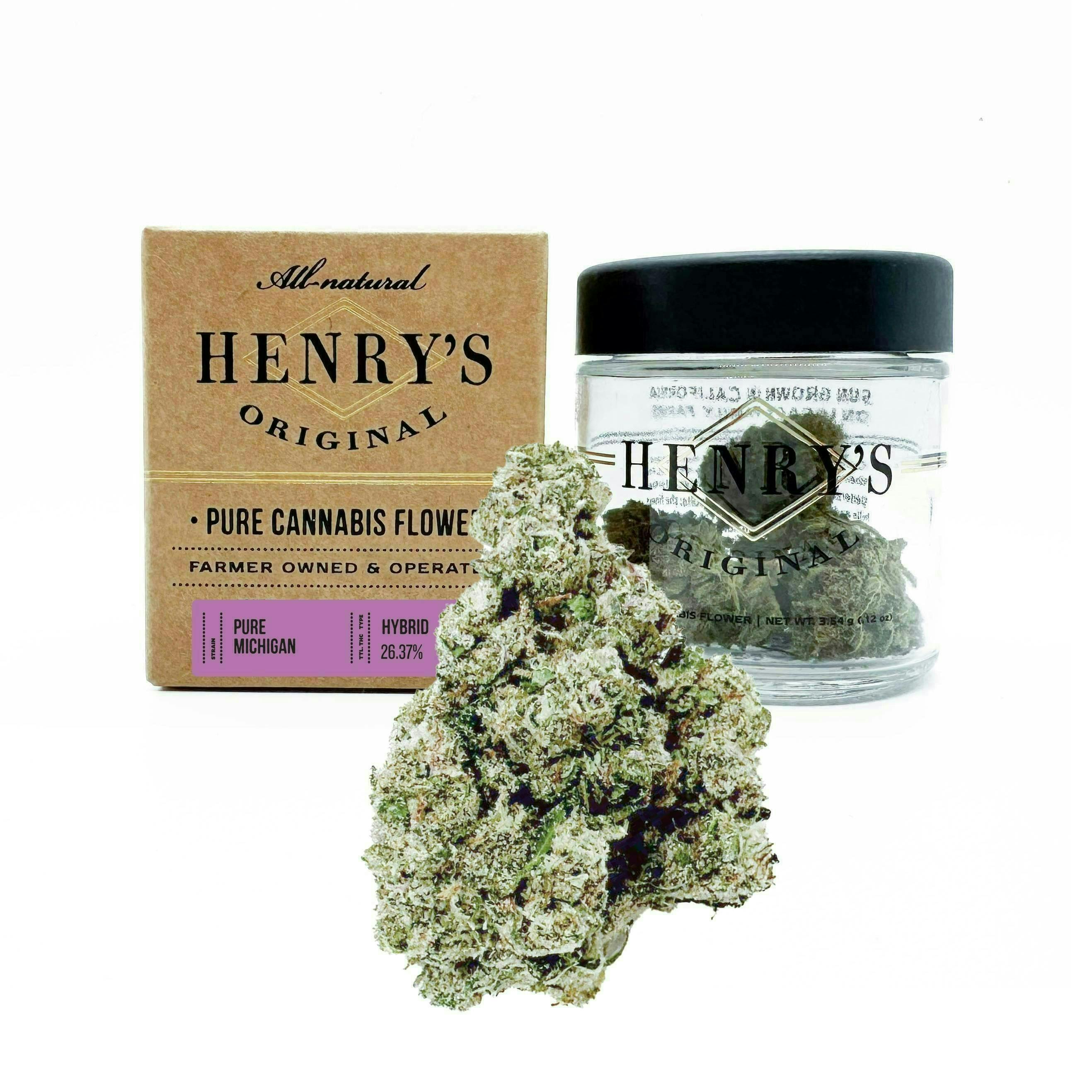 Henry's Original - Henry’s Original | Pure Michigan | Jar Big Buds | 3.5g - 1