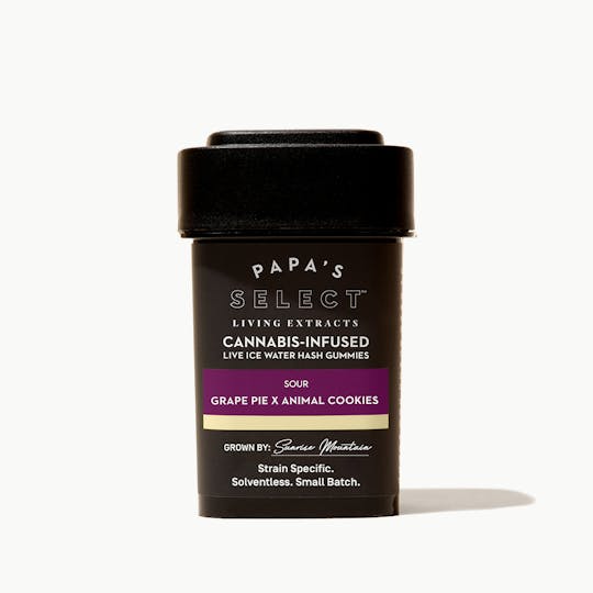 Papa & Barkley - Papa's Select Grape Pie x Animal Cookies Ice Water Hash Gummies - 1