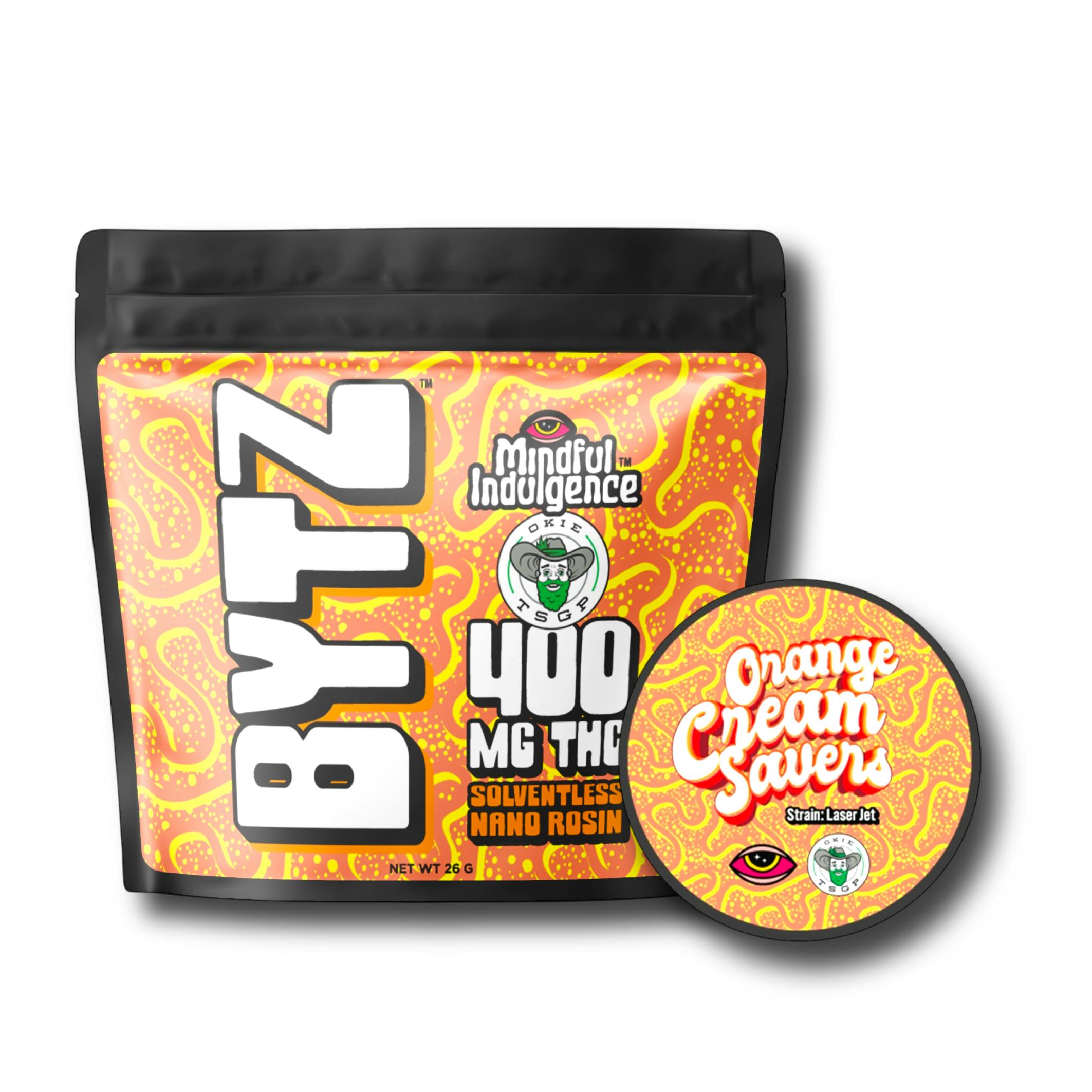Mindful Indulgence - Mindful Indulgence | 400mg BYTZ *Okie TSGP* | Orange Cream Savers - 1