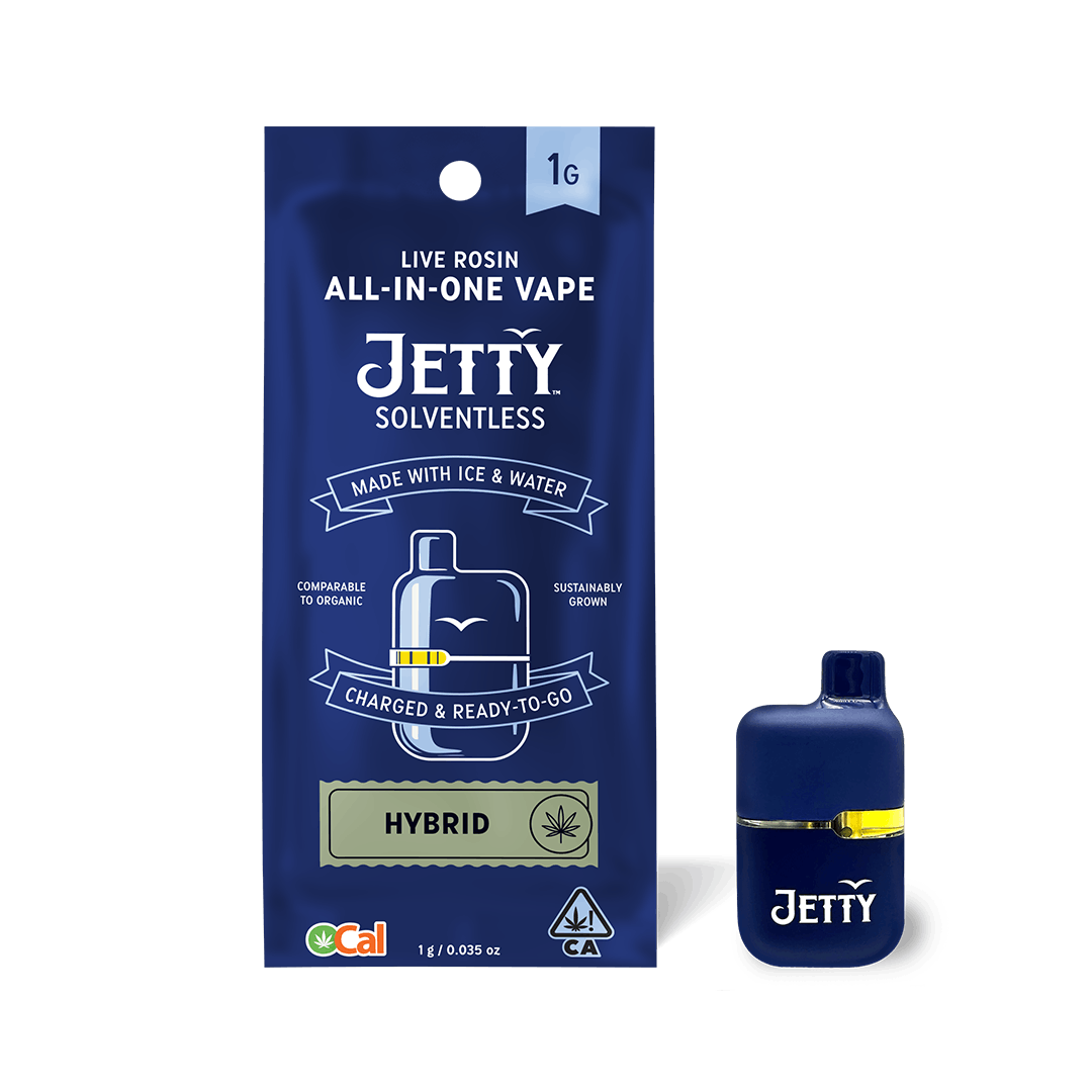 Jetty Extracts - Jetty All-in-One Mini Tank Vape OCal Solventless 1g Gas Basket - 1