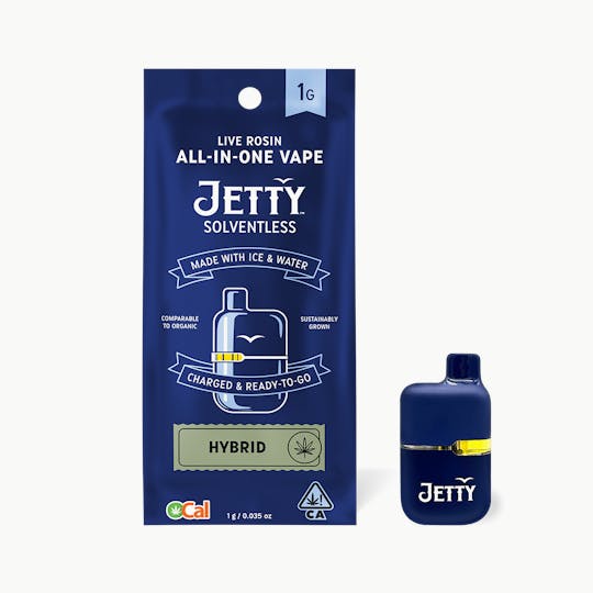 Jetty Extracts - Jetty All-in-One Mini Tank Vape OCal Solventless 1g Gas Basket - 1