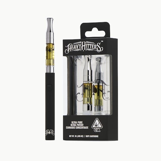 Heavy Hitters - Apple Fritter | Hybrid - Ultra Extract High Purity Oil - 1G Vape Cartridge - 1