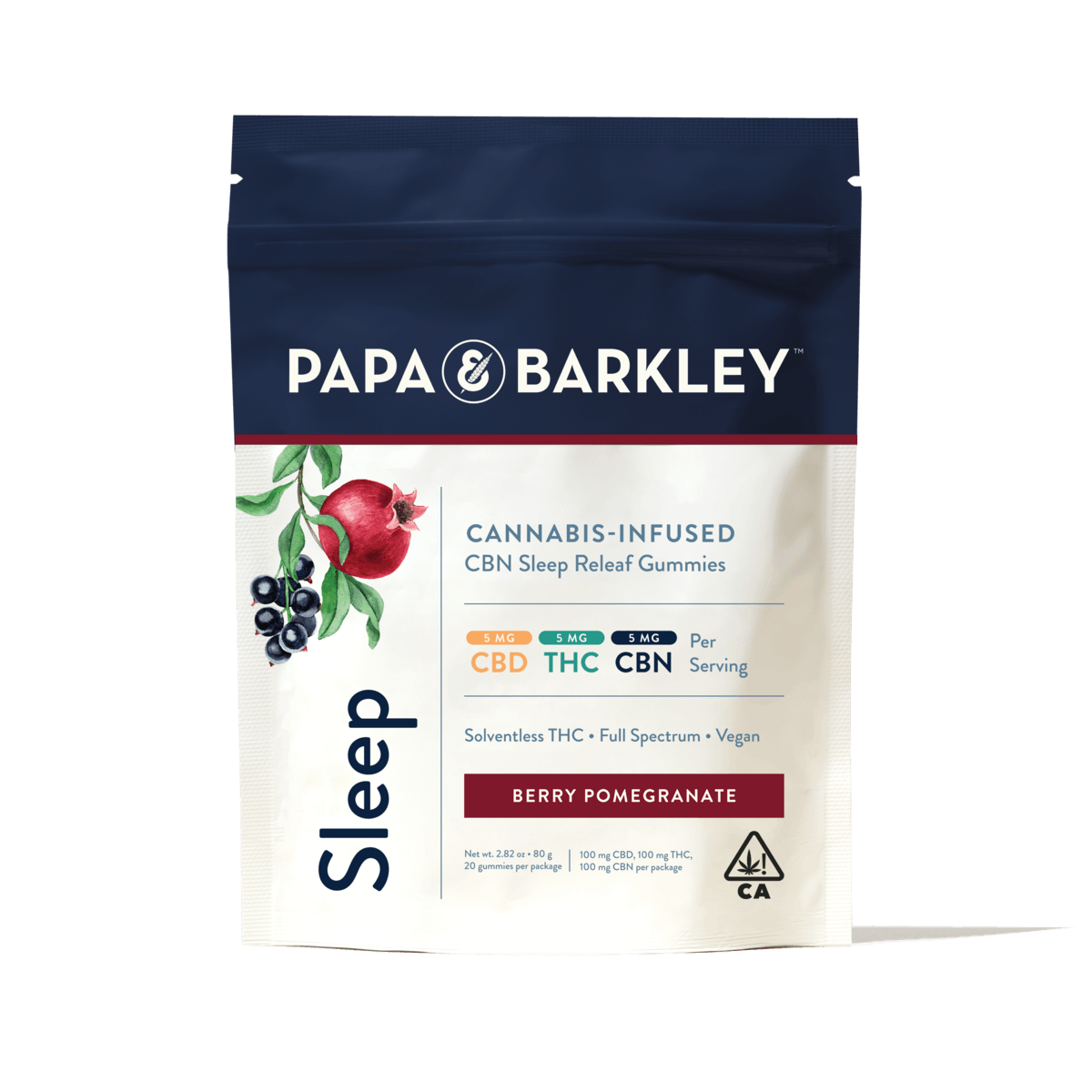 Papa & Barkley - Berry Pomegranate Sleep Releaf Gummies - 1