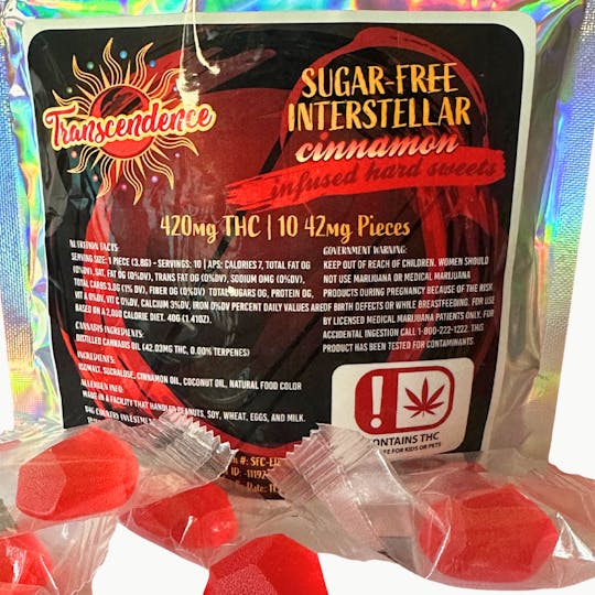 Country Cannabis - Cinnamon (Sugar-Free) | Infused Hard Sweets | Transcendence Lozenges - 1