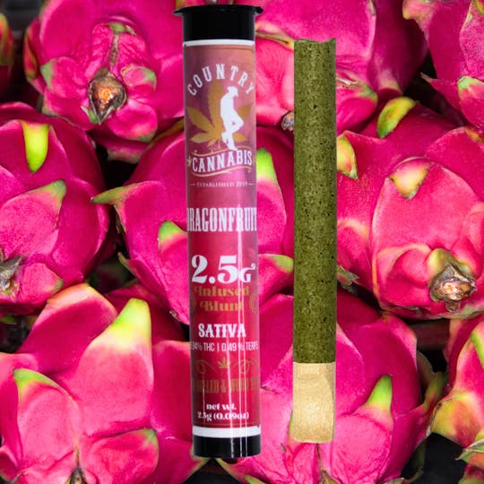 Country Cannabis - Dragon Fruit | Infused Blunt | 2.5G - 1