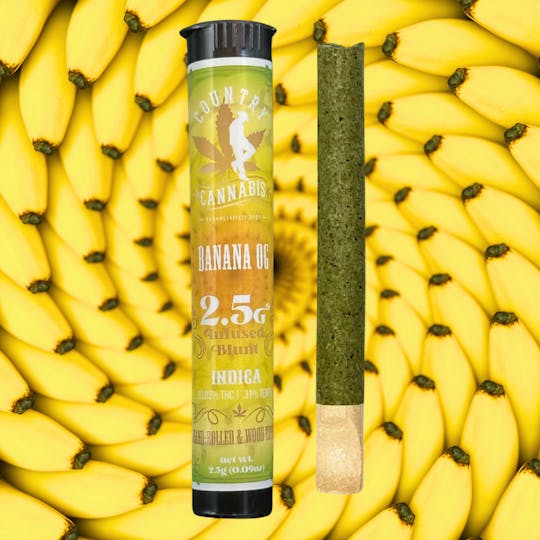 Country Cannabis - Banana OG | Infused Blunt | 2.5G - 1