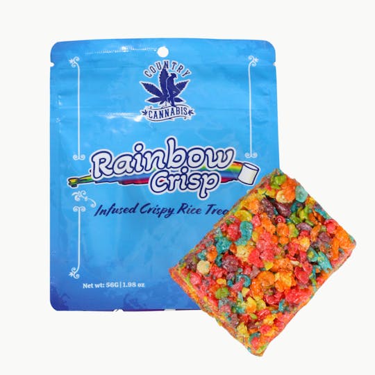 Country Cannabis - Rainbow Crisp | Infused Crispy Rice Treat - 1
