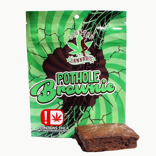 Country Cannabis - Brownie | Country Cannabis Pothole Brownie - 1