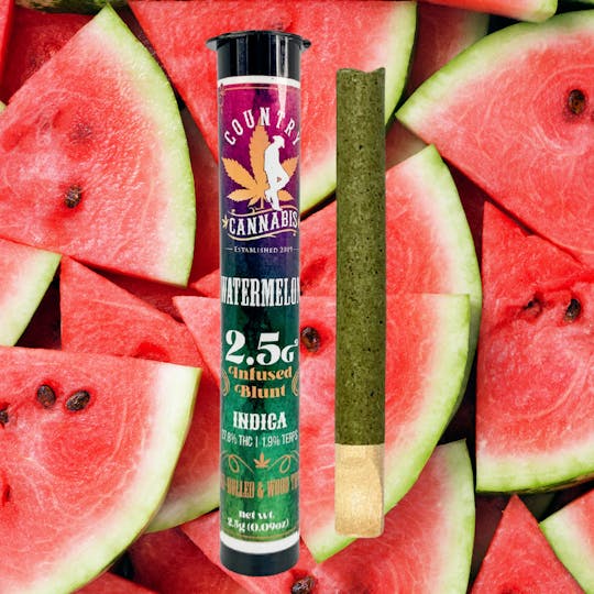 Country Cannabis - Watermelon | Infused Blunt | 2.5G - 1