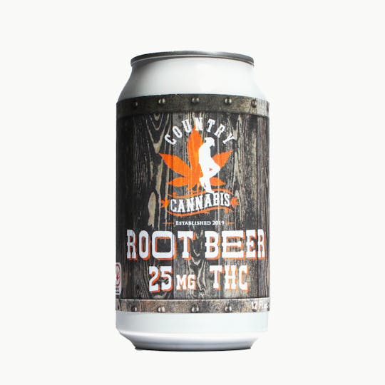 Country Cannabis - Root Beer | Country Cannabis Soda | 25MG THC - 1
