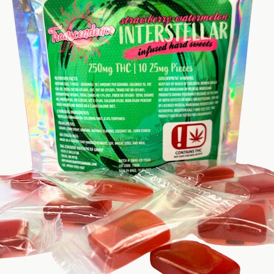 Country Cannabis - Strawberry Watermelon | Infused Hard Sweets | Transcendence Lozenges - 1