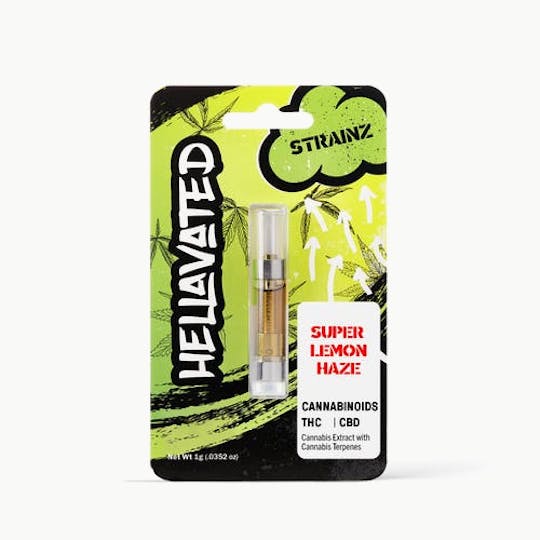 Hellavated - Super Lemon Haze Strainz Cartridge 1g - 1