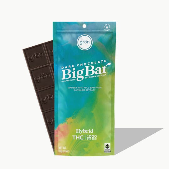 Grön Edibles - Grön Dark Chocolate High-Dose Big Bar - 1