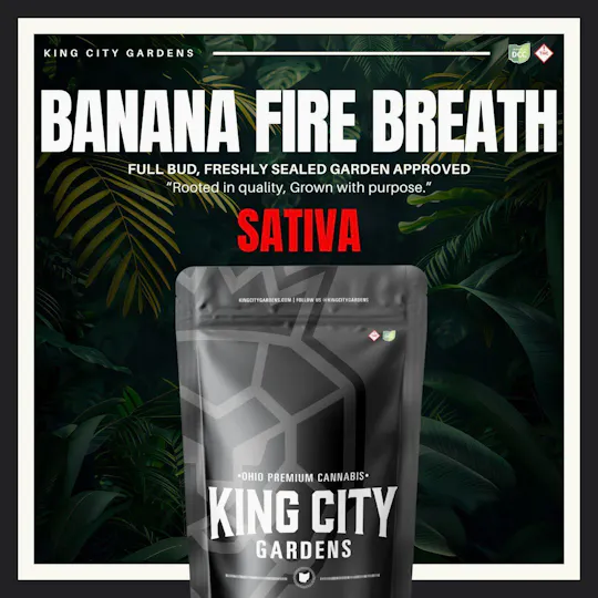 King City Gardens - King City Gardens | Premium Flower | Banana Fire Breath - 14.15g - 1