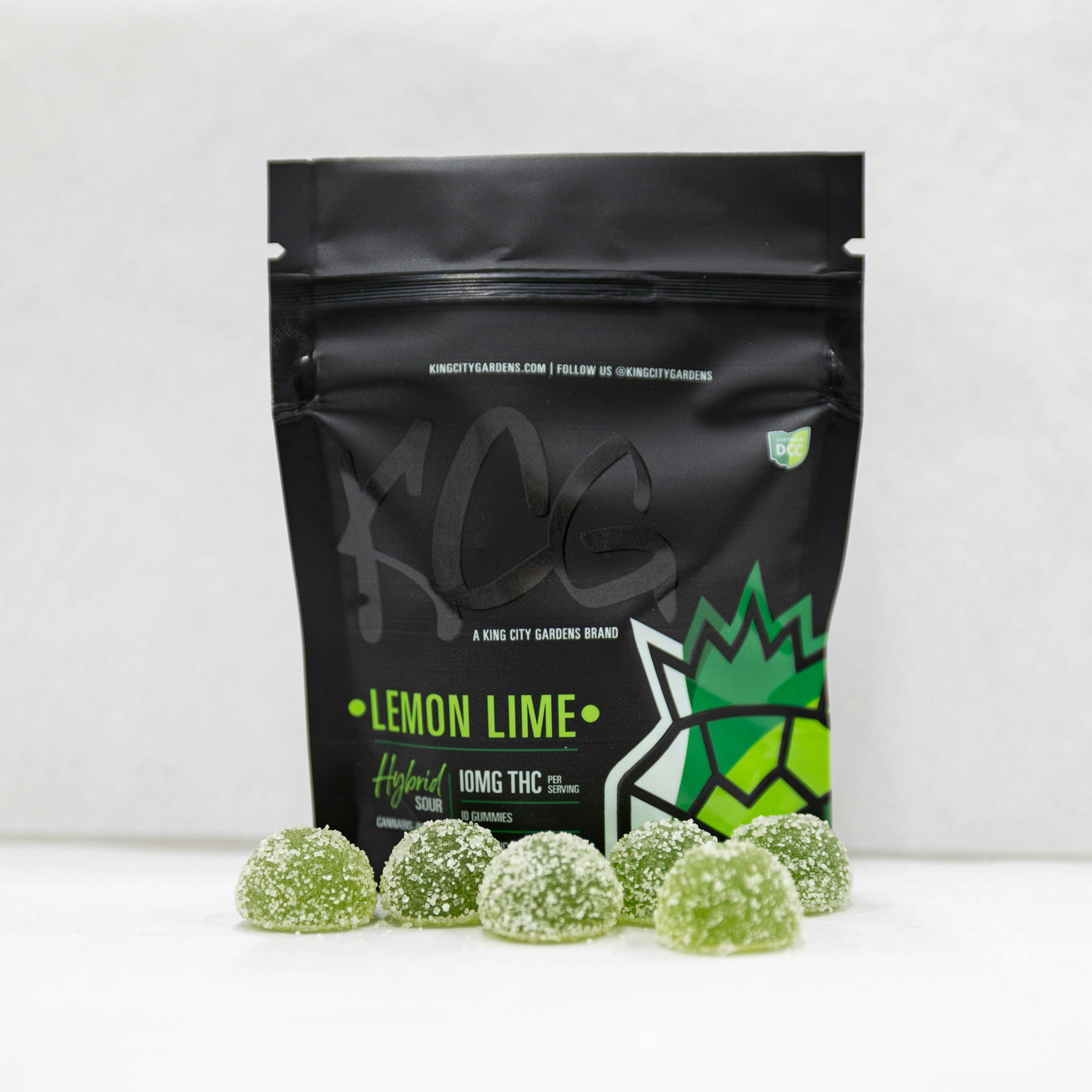 King City Gardens - King City Gardens | 10pk Liquid Diamonds Gummies – Sour Lemon Lime - 1