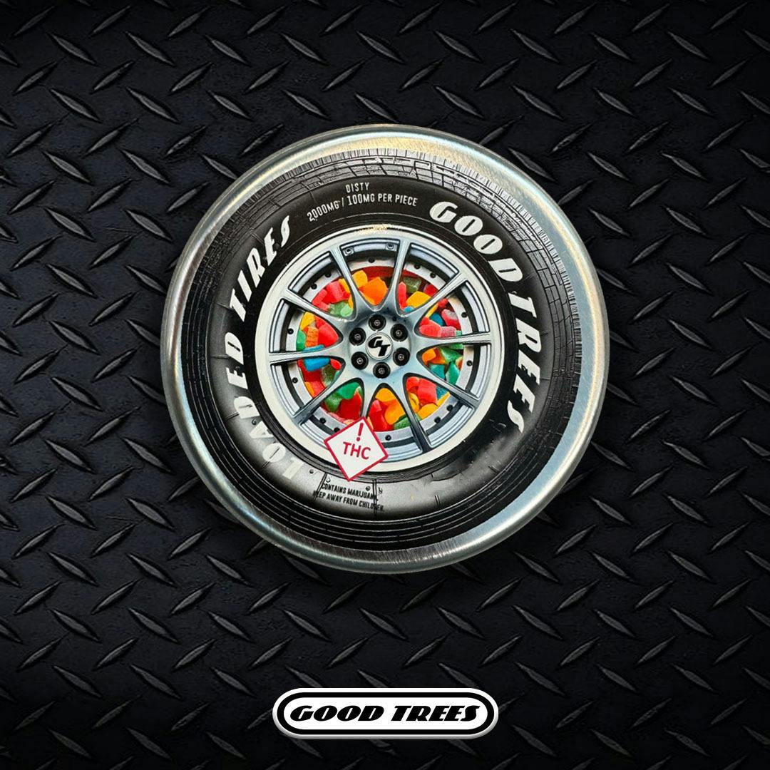 Good Trees - 2000mg Disty Loaded Tires Daytime Gummies [20pk] - 1