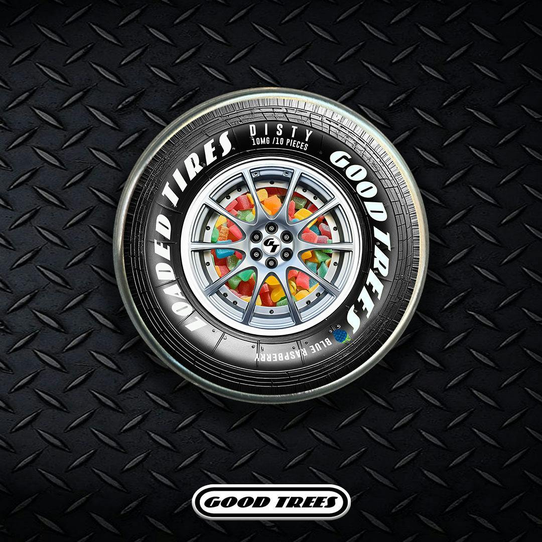 Good Trees - 100mg Daytime Disty Loaded Tires Gummies [10pk] - 1