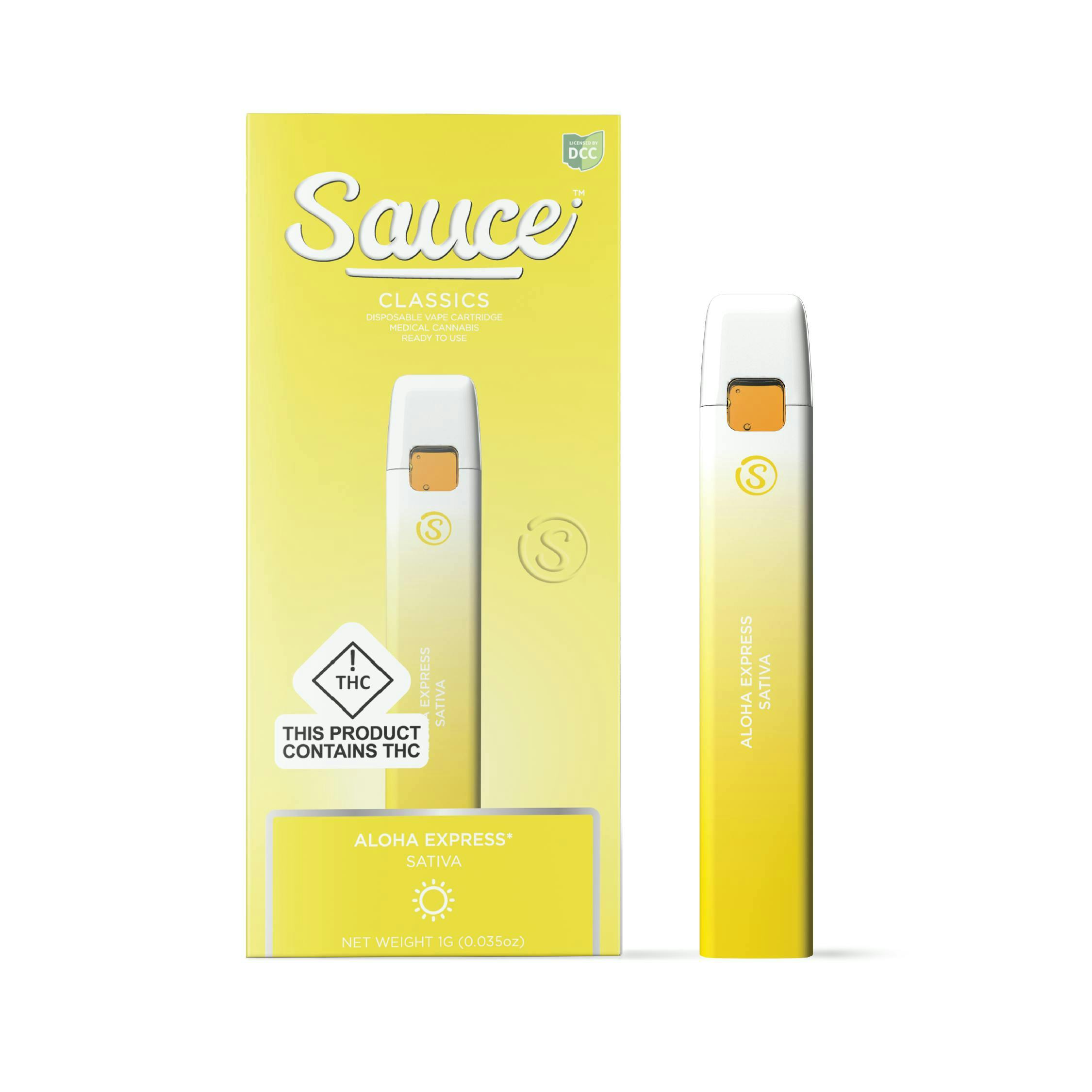 Sauce. - Sauce | Essentials | Aloha Express | Live Resin Disposable | .84g - 1