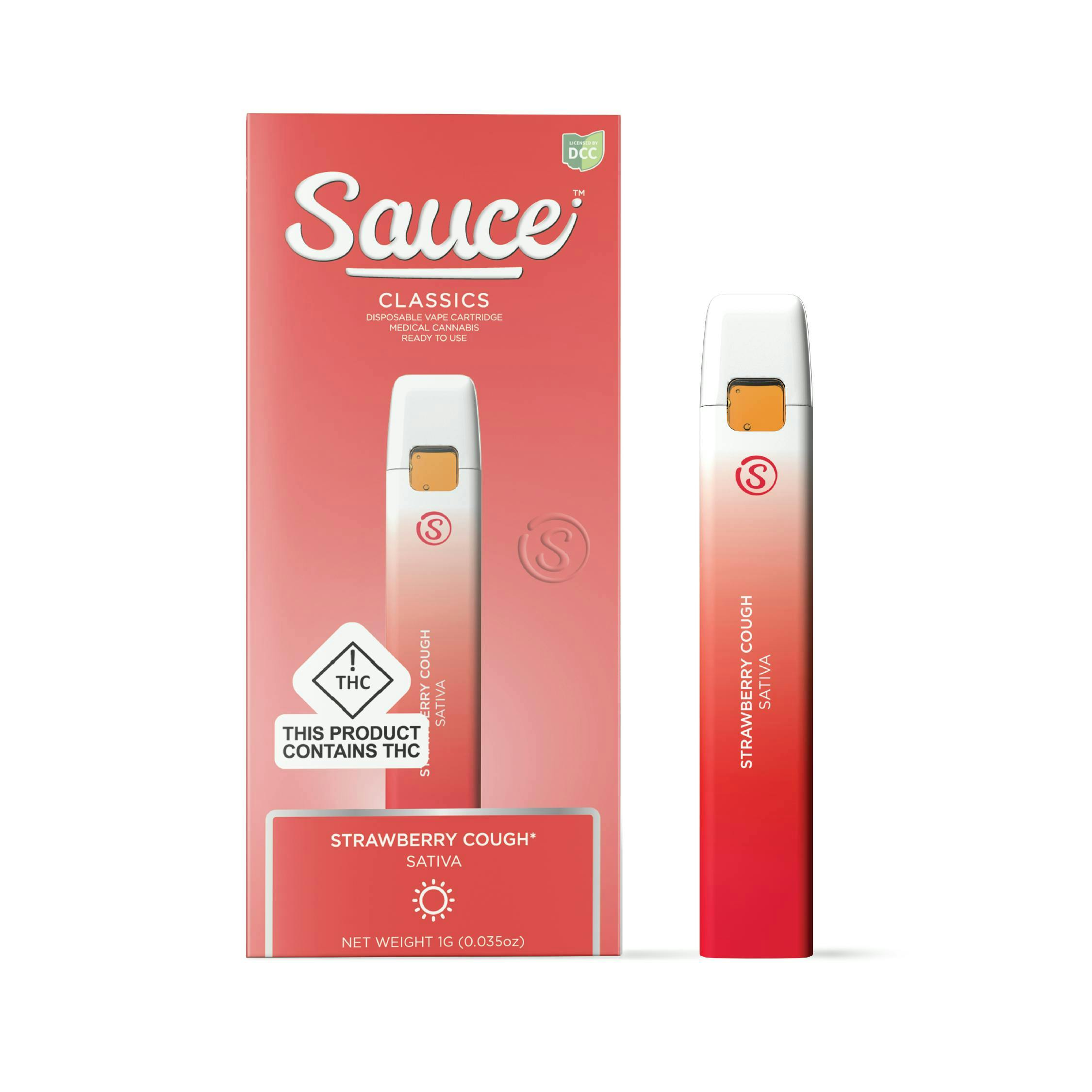 Sauce. - Sauce | Classics | Strawberry Kush | Disposable | 1g - 1