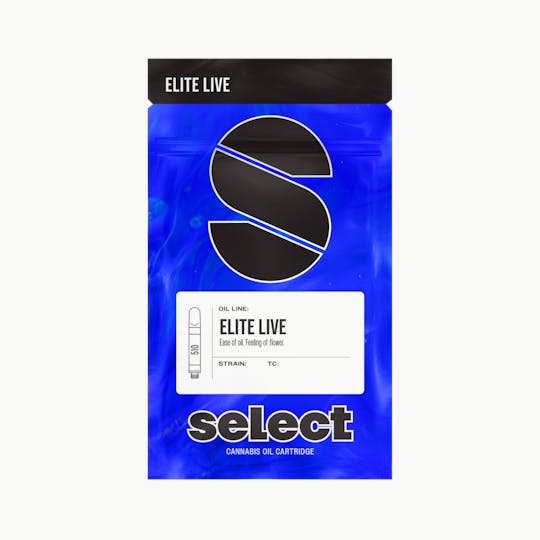 Select - Elite Live Amnesia Haze Cartridge 0.5g - 1