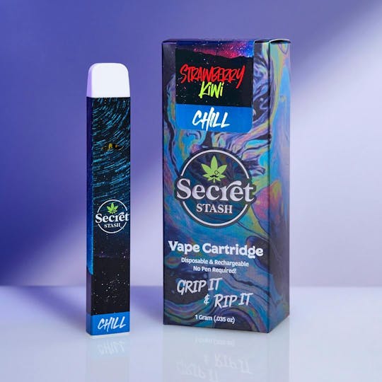 Secret Stash - Secret Stash | Disposable Cart | Chill | Strawberry Kiwi | 1g (NEW) - 1