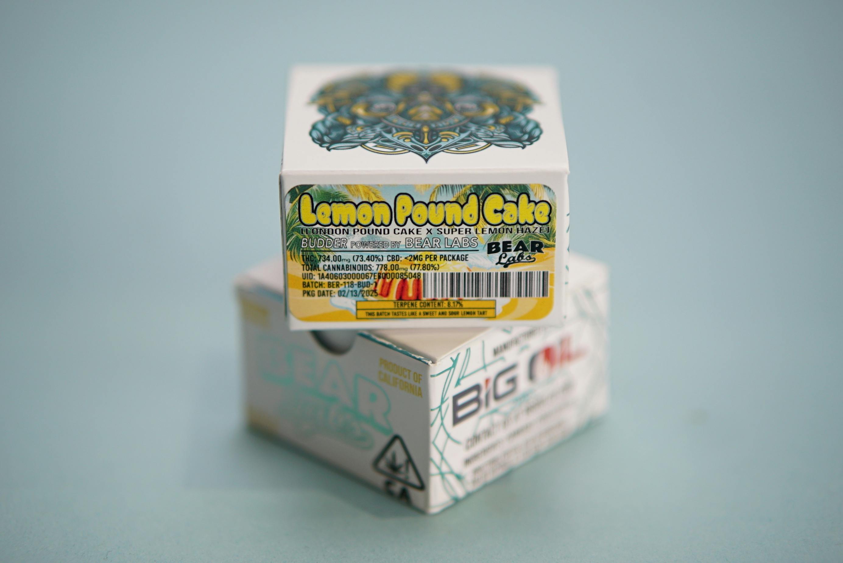 Bear Labs - BEAR Labs - Lemon Pound Cake - Tier 2 Live Resin Budder - 1