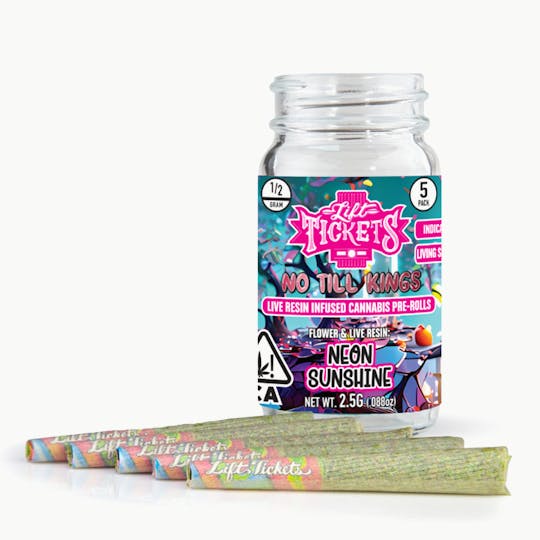 Lift Tickets - Neon Sunshine - Infused Pre-Roll 5-Pack - 1