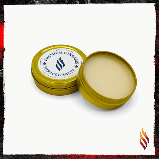 Denali Fire - Denali Fire Miracle Salve - 2 Oz Tin. 100mg THC, 700mg CBD - 1