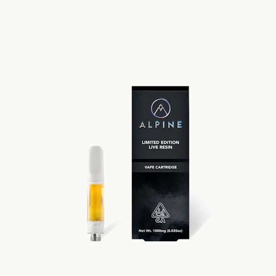 Alpine Vapor - Alpine Limited Edition Live Resin Cartridge - Strawberry Lemonade 1000mg - 1