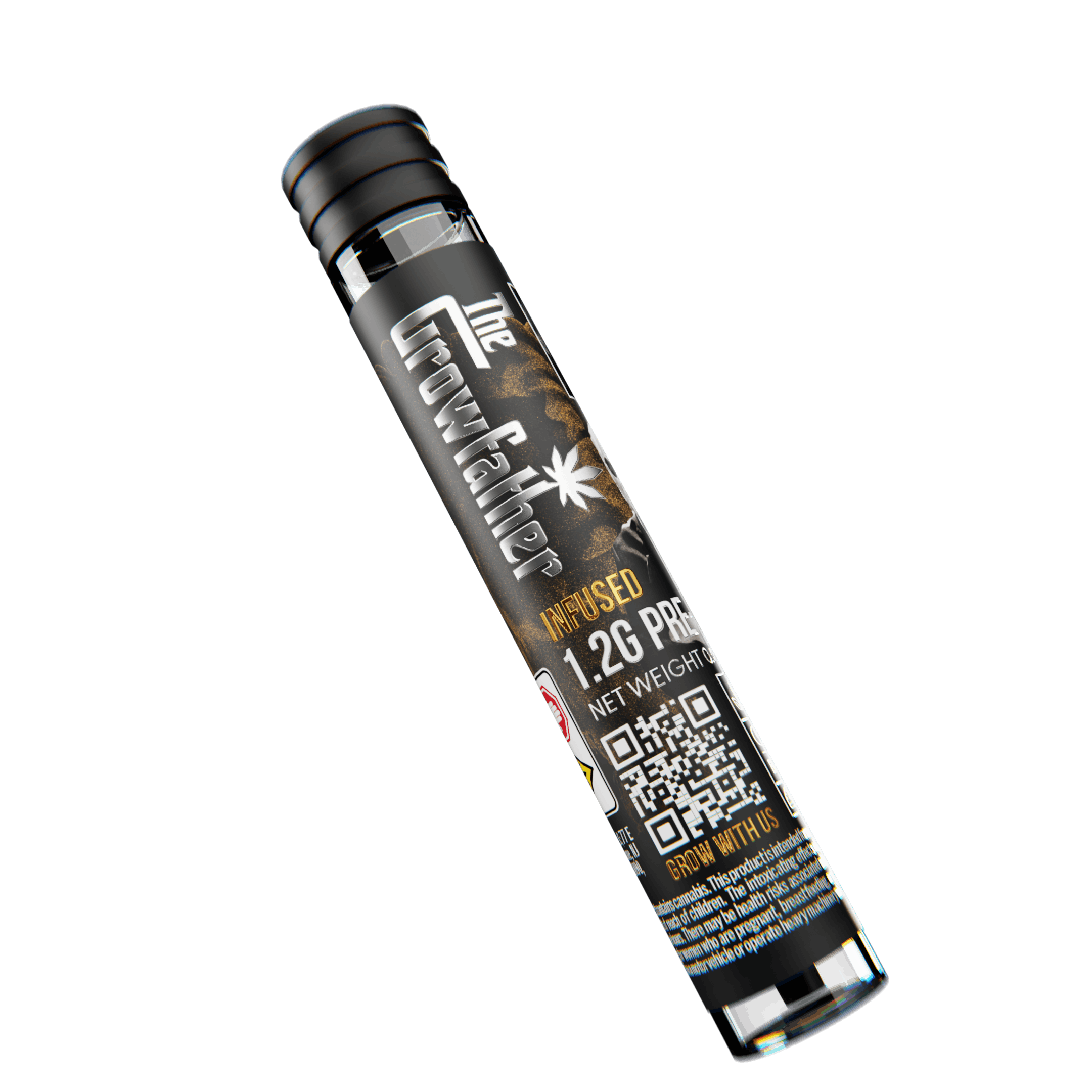 The Growfather - 1.2G XL Super Lemon Cherry Haze Moonrock Infused Preroll - Sativa - 1