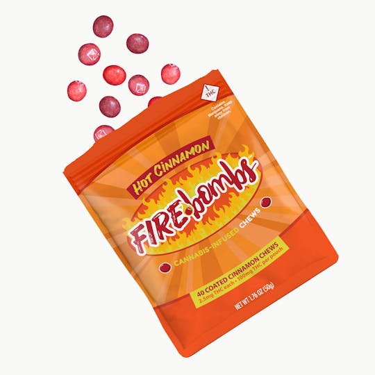 Joyibles - Fire Bombs Hot Cinnamon - 100mg THC (40pk / 2.5mg THC ea) - 1