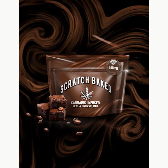 Scratch Baked - Mocha Brownie Bar Large - 1