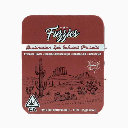 Fuzzies - Fuzzies | Destination | Desert Punch | Infused Joints | 0.5g each | 7pk - 1