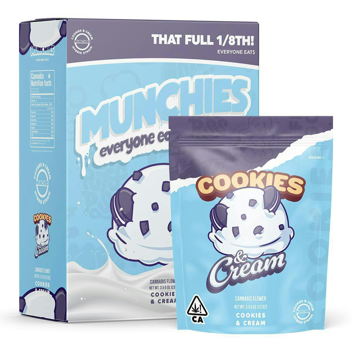Munchies - Munchies | Cookies & Cream | Smalls | 3.5g - 1